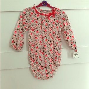 OshKosh onesie with flowers